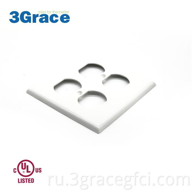 2 Gang Conventional Outlet Cover Plate1